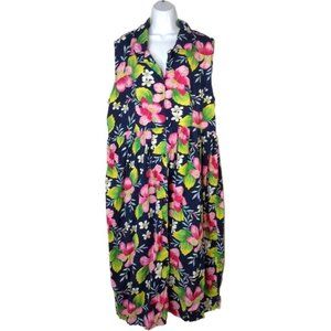 Floral Shift Dress Sz 2X